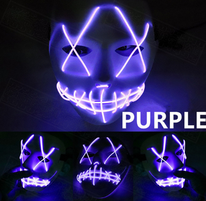 Led Glowing Full Face Mask