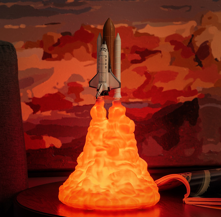 3D Print Rocket Night Lamp