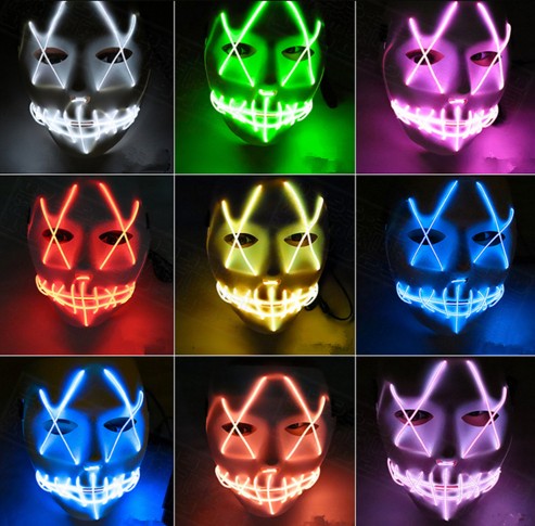 Led Glowing Full Face Mask