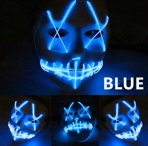 Led Glowing Full Face Mask