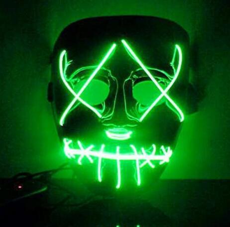 Led Glowing Full Face Mask