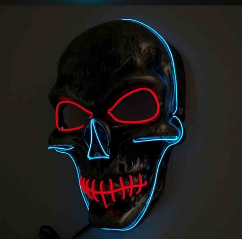 Led Glowing Full Face Mask