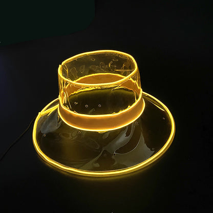 Light Up Transparent Fisherman Hat