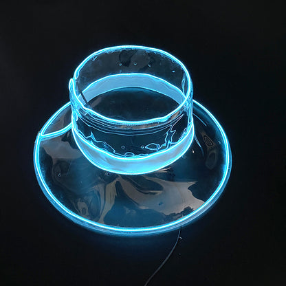 Light Up Transparent Fisherman Hat