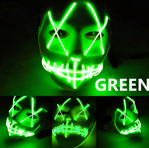 Led Glowing Full Face Mask