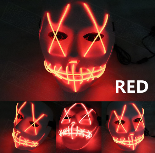 Led Glowing Full Face Mask