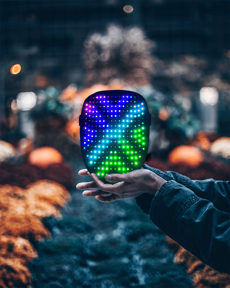 Gesture Sensing Led Mask