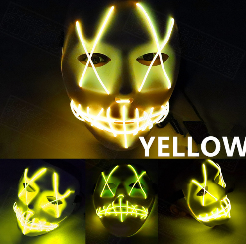 Led Glowing Full Face Mask