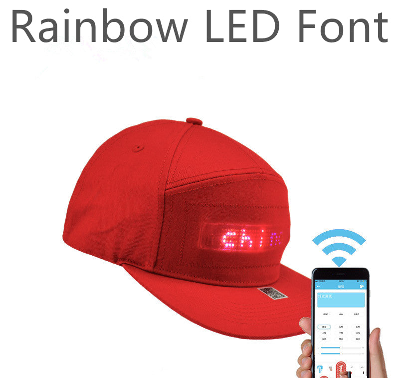 LED display luminous hat