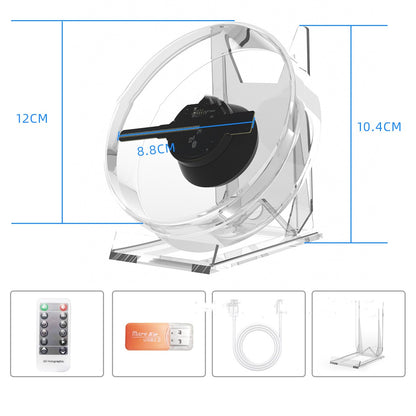 Desktop Fan Holographic Screen