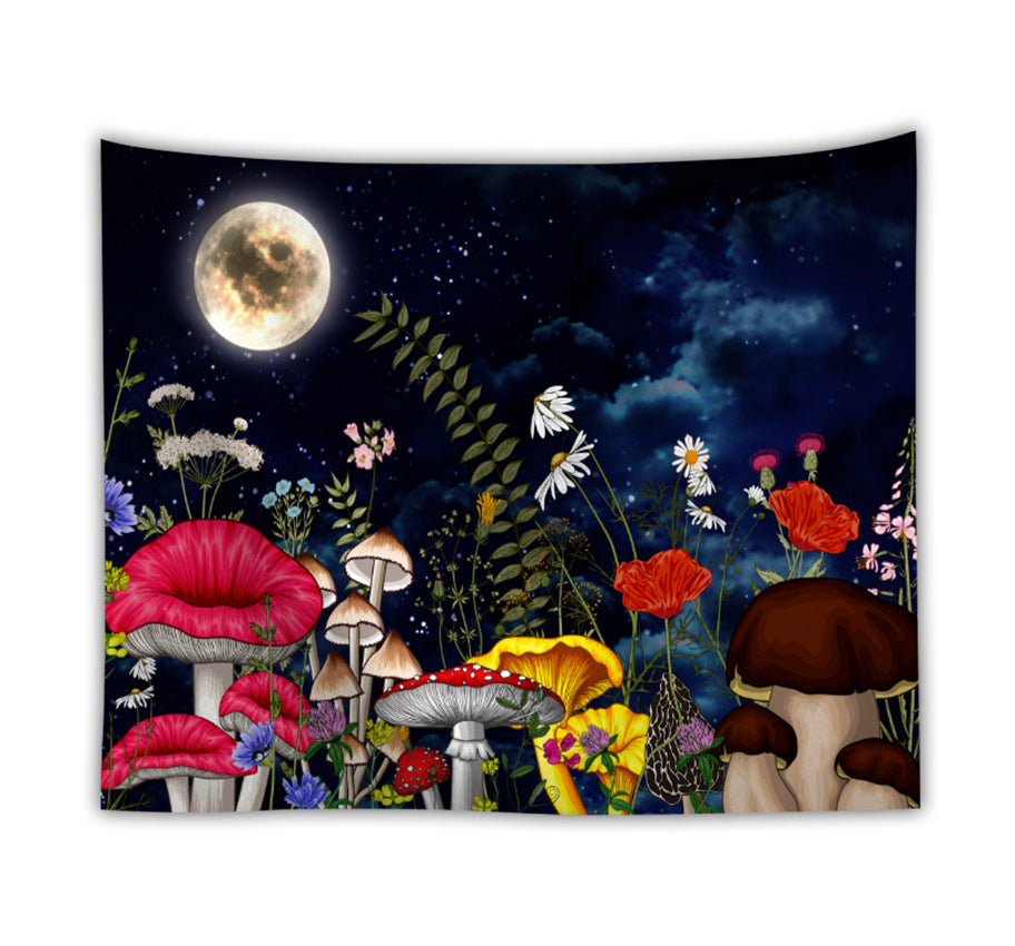 Alien Bar Skeleton Fluorescent Tapestry