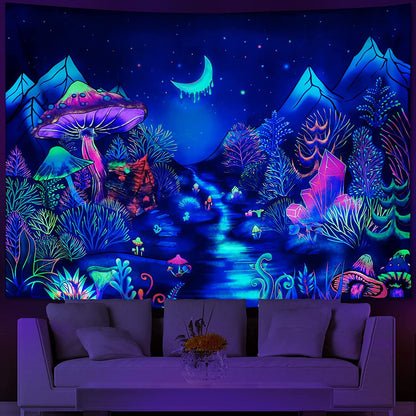 Multifunctional Fluorescent Tapestry