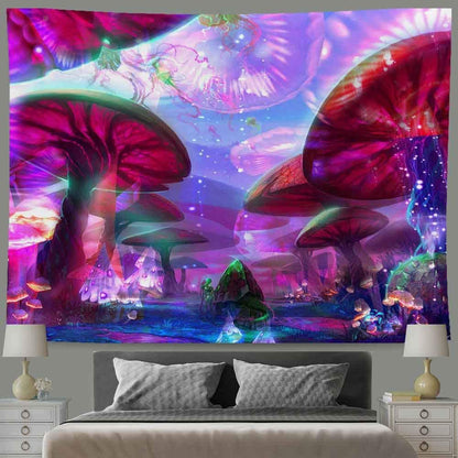 Multifunctional Fluorescent Tapestry